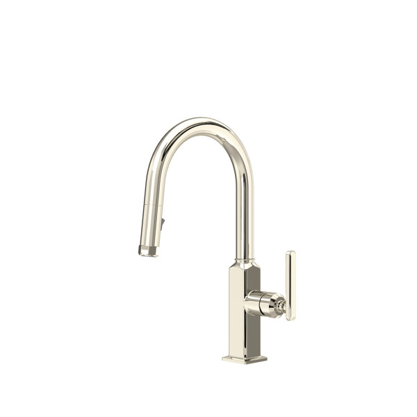Apothecary Pull-Down Bar/Food Prep Kitchen Faucet - Polished Nickel | Model Number: AP65D1LMPN