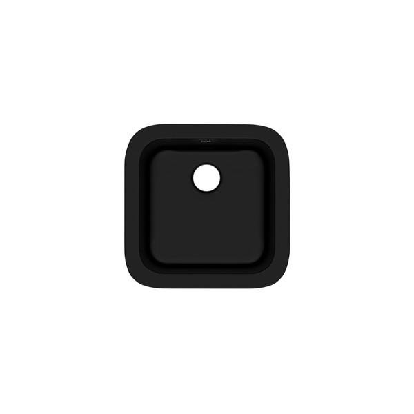 Allia 18" Fireclay Single Bowl Bar & Food Prep Kitchen Sink - Matte Black | Model Number: 5927-63