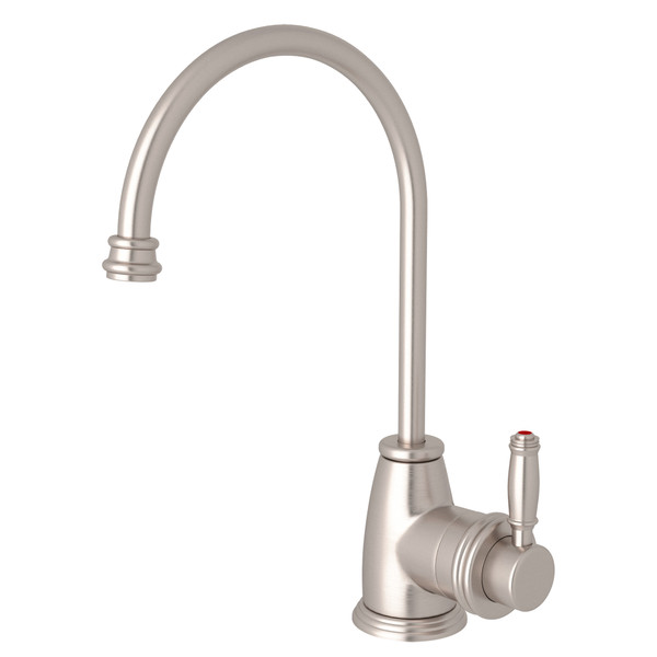 Gotham C-Spout Hot Water Faucet - Satin Nickel with Metal Lever Handle | Model Number: MB7945LMSTN-2 - Product Knockout