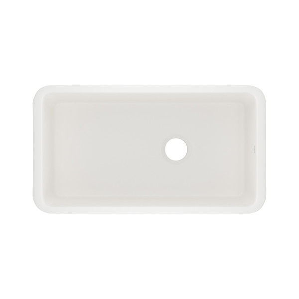 Allia 34" Fireclay Single Bowl Undermount Kitchen Sink - Pergame | Model Number: 6497-68 - Product Knockout