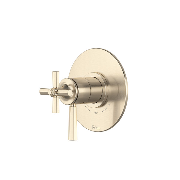 Modelle 1/2" Thermostatic and Pressure Balance Trim With 2 Functions - Satin Nickel | Model Number: TMD44W1LMSTN