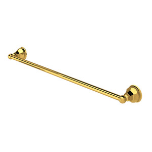 Palladian Wall Mount 30" Single Towel Bar - Unlacquered Brass | Model Number: A6886/30ULB | DISCONTINUED - Effective February 1, 2025 or until inventory depletion