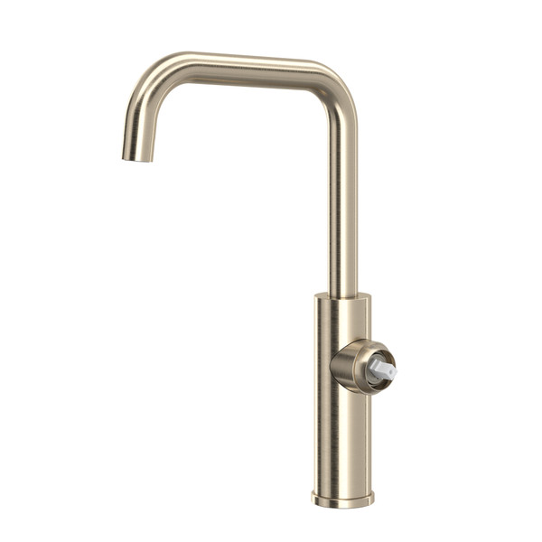 Eclissi Bar and Food Prep Kitchen Faucet with U-Spout Less Handle - Satin Nickel | Model Number: EC60D1STN - Product Knockout