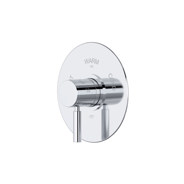 Riu 3/4" Thermostatic Trim Without Volume Control - Chrome | Model Number: TRU13W1LMC