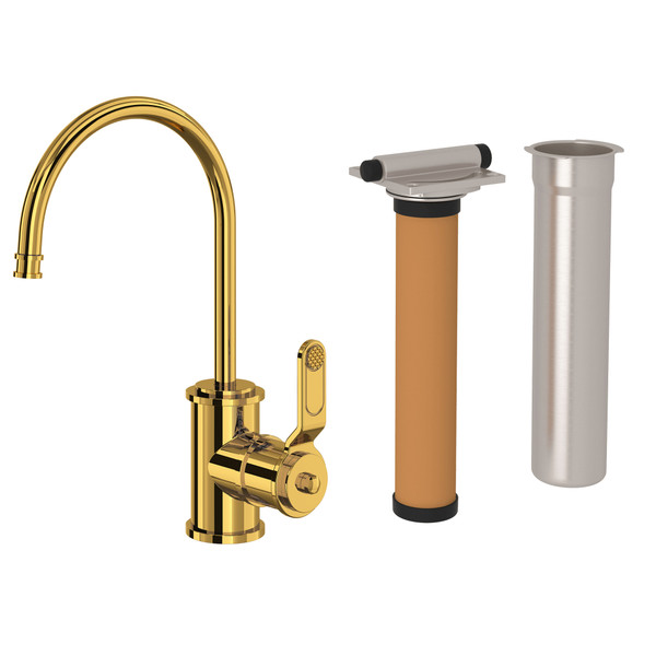 Armstrong Filter Kitchen Faucet Kit - Unlacquered Brass | Model Number: U.KIT1633HT-ULB-2 - Product Knockout