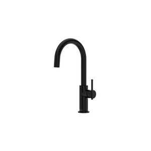 Lateral Bar/Food Prep Kitchen Faucet With C-Spout - Black | Model Number: LT601BK