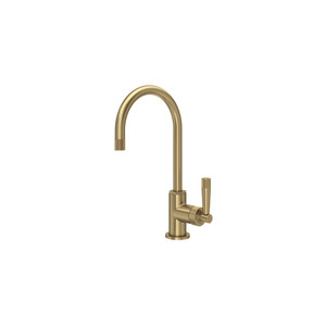 Graceline Bar & Food Prep Kitchen Faucet with C-Spout - Antique Gold | Model Number: MB7960LMAG