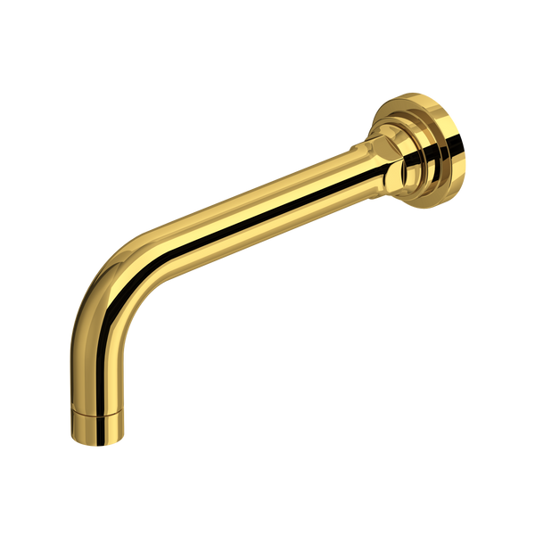 San Giovanni Wall Mount Tub Spout - Unlacquered Brass | A2303ULB