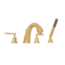 transitional bathroom tub faucets