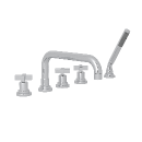 polished chrome tub fillers