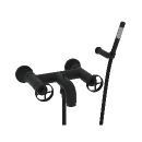 matte black tub fillers