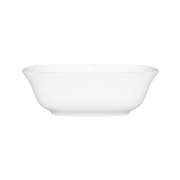 Amiata 70" x 32" Freestanding Soaking Bathtub - Standard Matte White | AMT3M-N-SM-OF