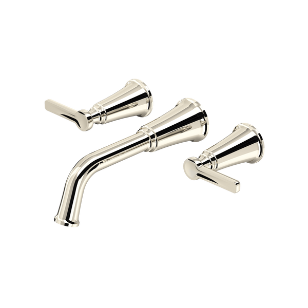 Momenti Wall Mount Tub Filler Trim - Polished Nickel | TMMSQ05JPN
