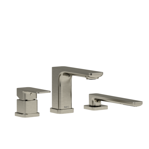 Equinox 3-Hole Deck Mount Tub Filler Trim - Brushed Nickel | TEQ10BN