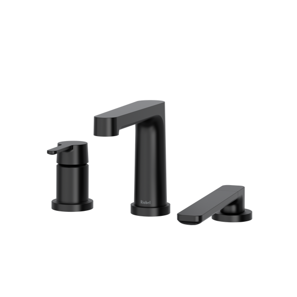 Nibi 3-Hole Deck Mount Tub Filler TrimBlackTNB10BK