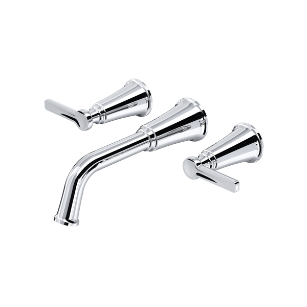 Momenti Wall Mount Tub Filler Trim - Chrome | TMMSQ05JC