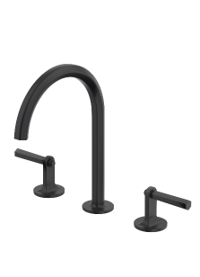 Modelle Widespread Bathroom Faucet With C-Spout