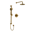 transitional bathroom shower