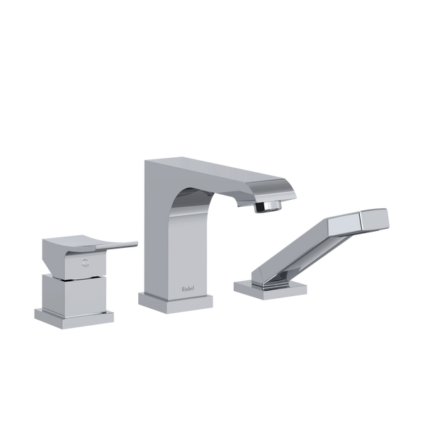 Zendo 3-Hole Deck Mount Tub Filler Trim - Chrome | TZO10C