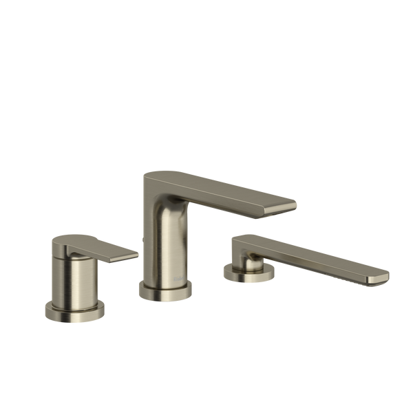 Fresk 3-Hole Deck Mount Tub Filler Trim - Brushed Nickel | TFR10BN