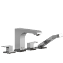 Riobel Zendo 4-Hole Deck Mount Tub Filler